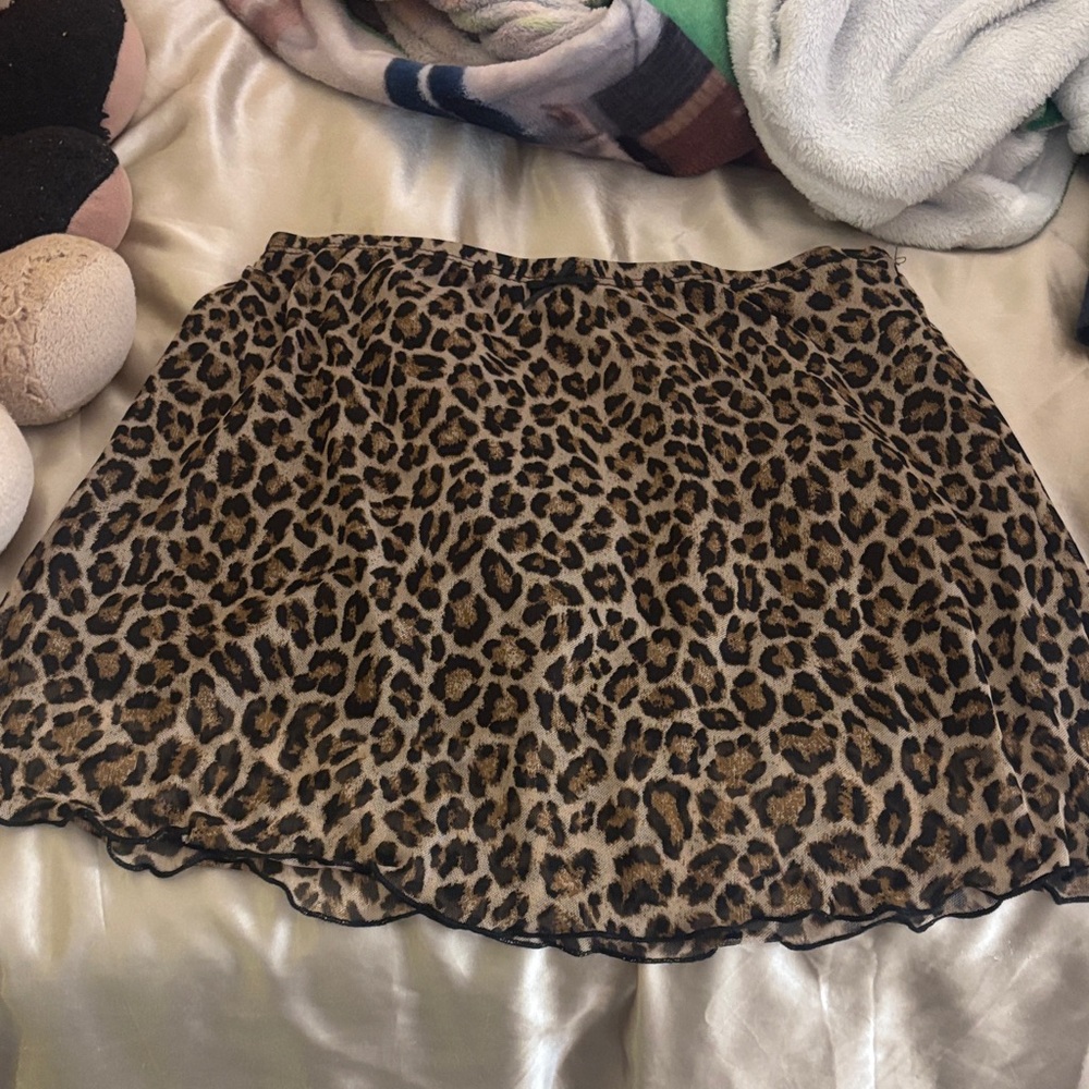 Leopard Print Women's Skirt